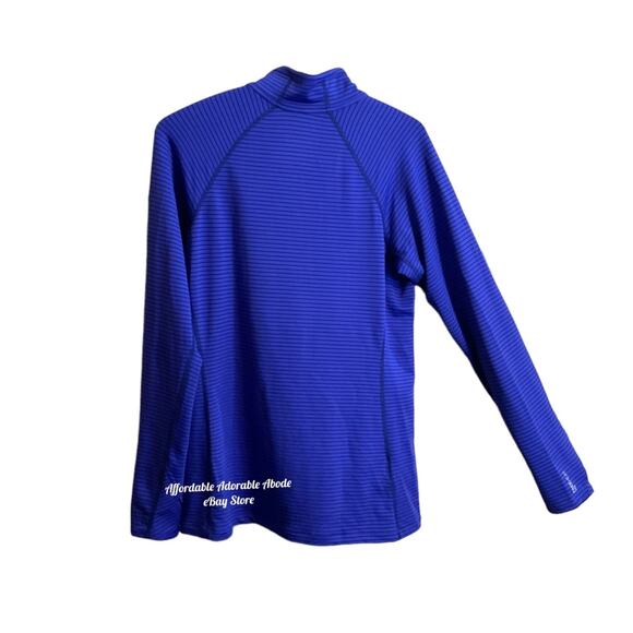 Eddie Bauer Pullover First Ascent Womens Petite L 1/4 Zip Fleece Blue - Picture 8 of 11